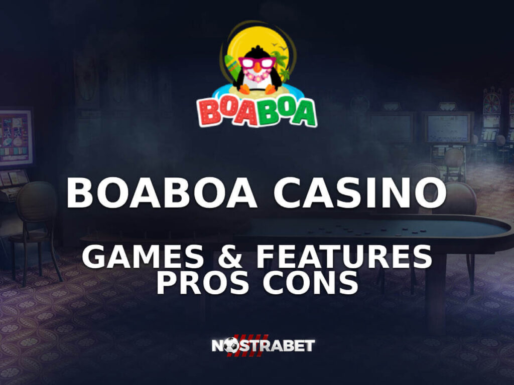 Boaboa Casino review banner with logo.