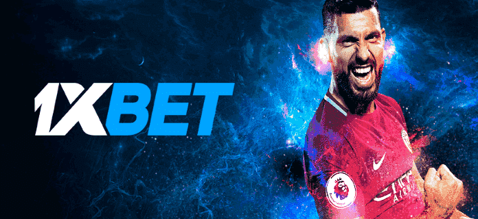 A sports betting advertisement featuring a football player and the word 'BET'.