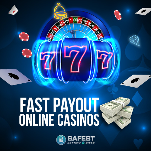 Online casino promotion with slot machine.