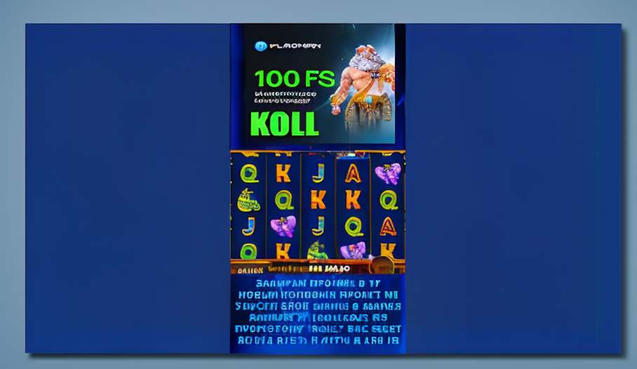 Slot machine display with colorful symbols.